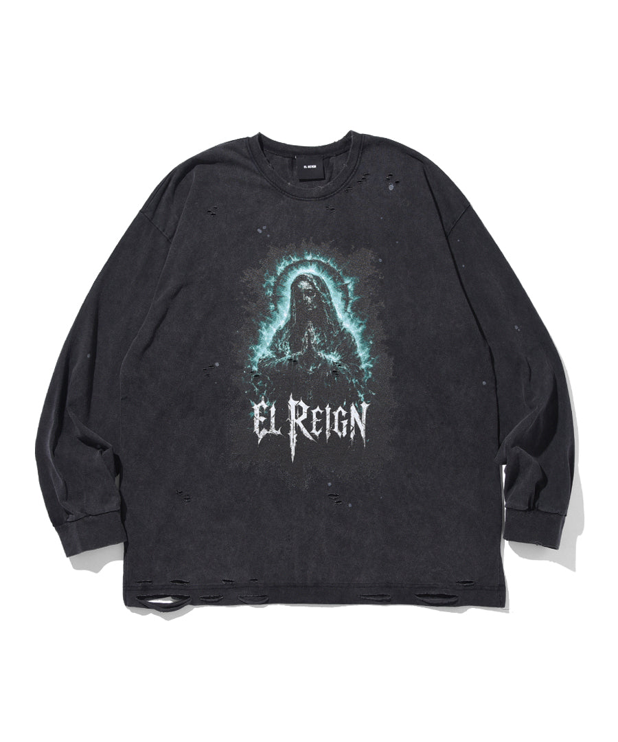 “GOAT OF MARIA” DAMAGE LONG SLEEVE