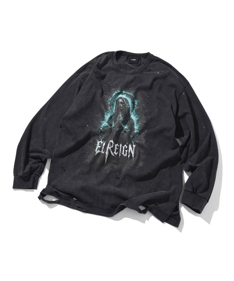 “GOAT OF MARIA” DAMAGE LONG SLEEVE