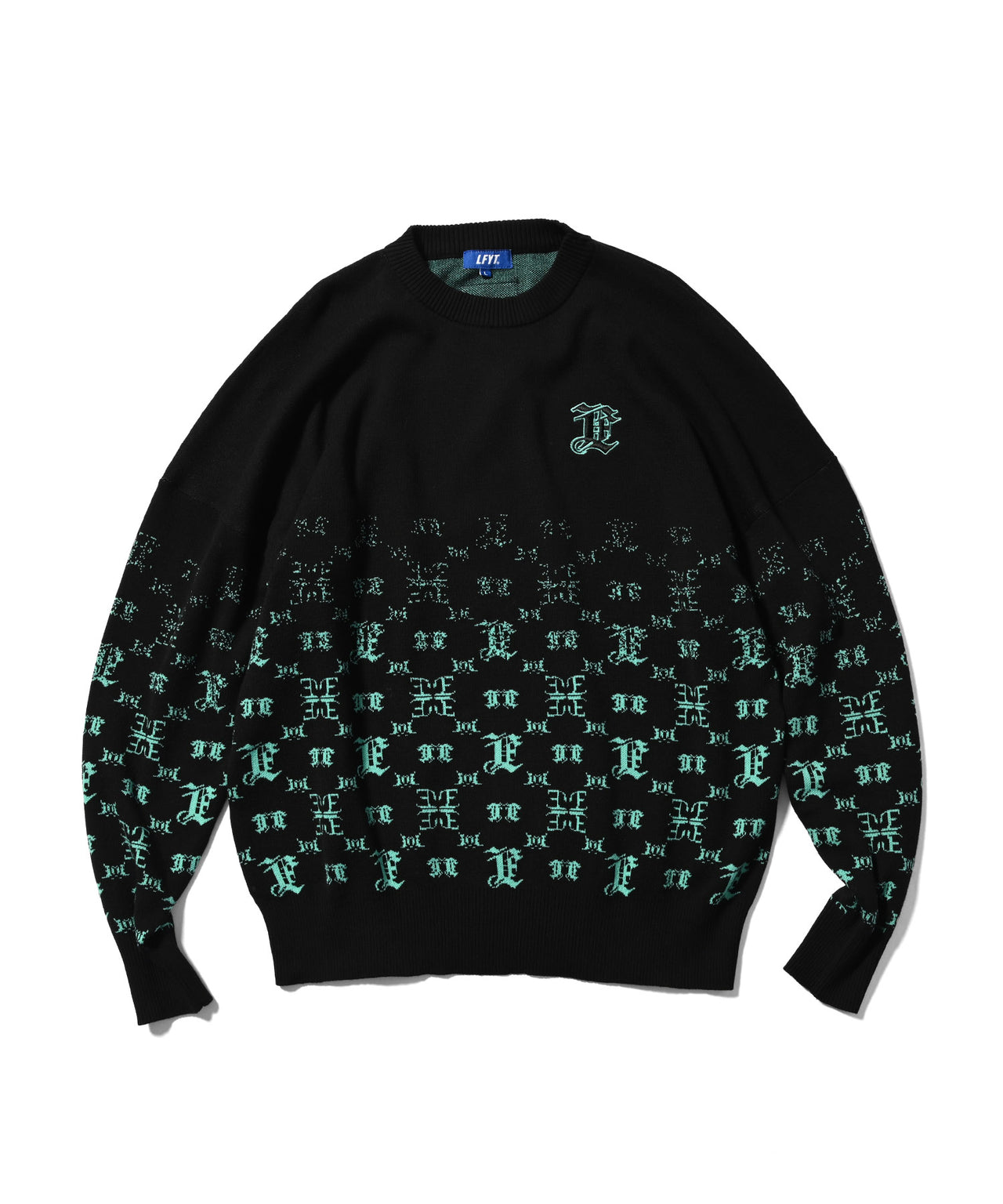 【LFYT × EL REIGN】 MONOGRAM LF LOGO GRADATION KNIT
