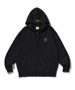 "FRAGMENT" LOGO ZIP HOODIE