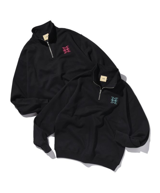 "FRAGMENT" HALF ZIP