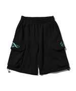【LFYT × EL REIGN】 "STORM" WIDE SWEAT CARGO SHORTS