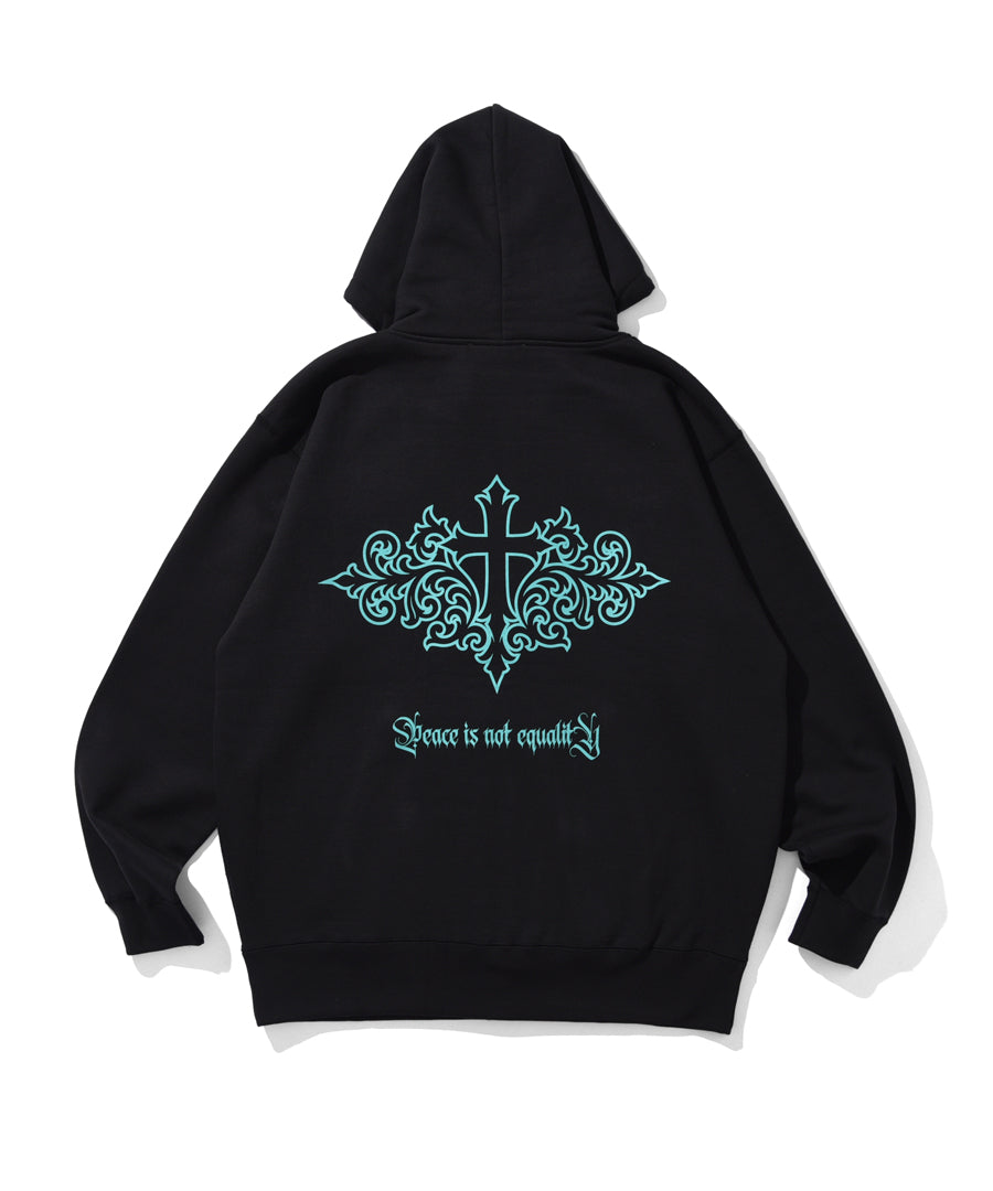 "REVENGE CROSS" ZIP HOODIE