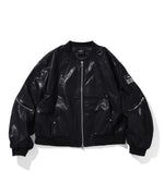 "FEAR" LEATHER PRODUCT JACKET
