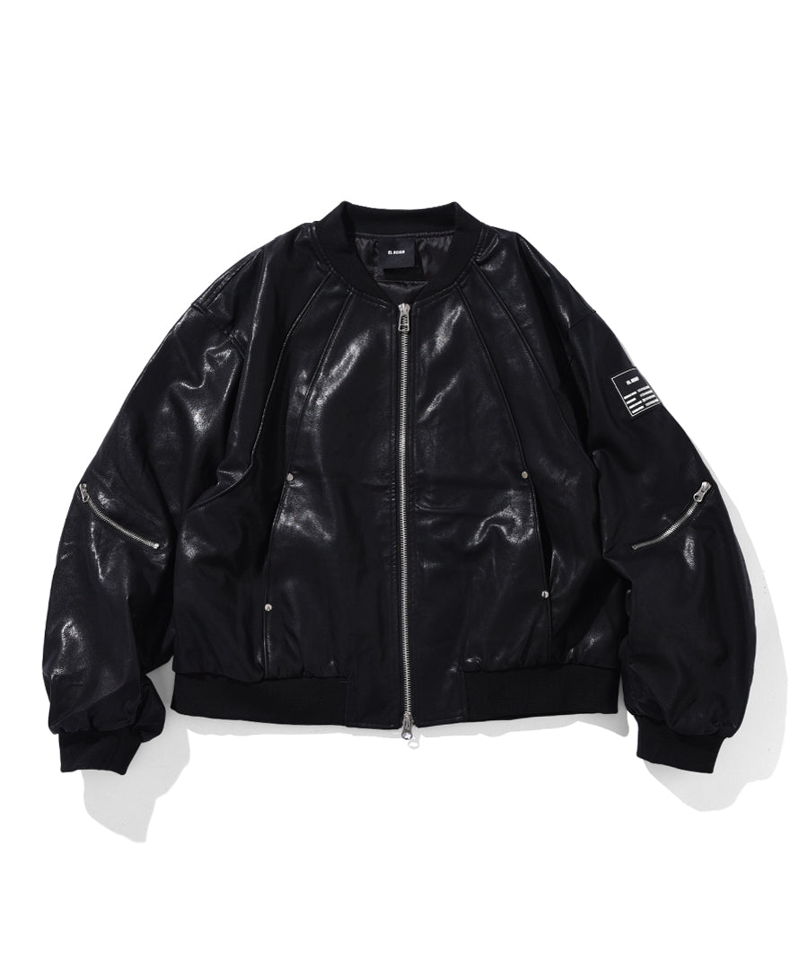 "FEAR" LEATHER PRODUCT JACKET