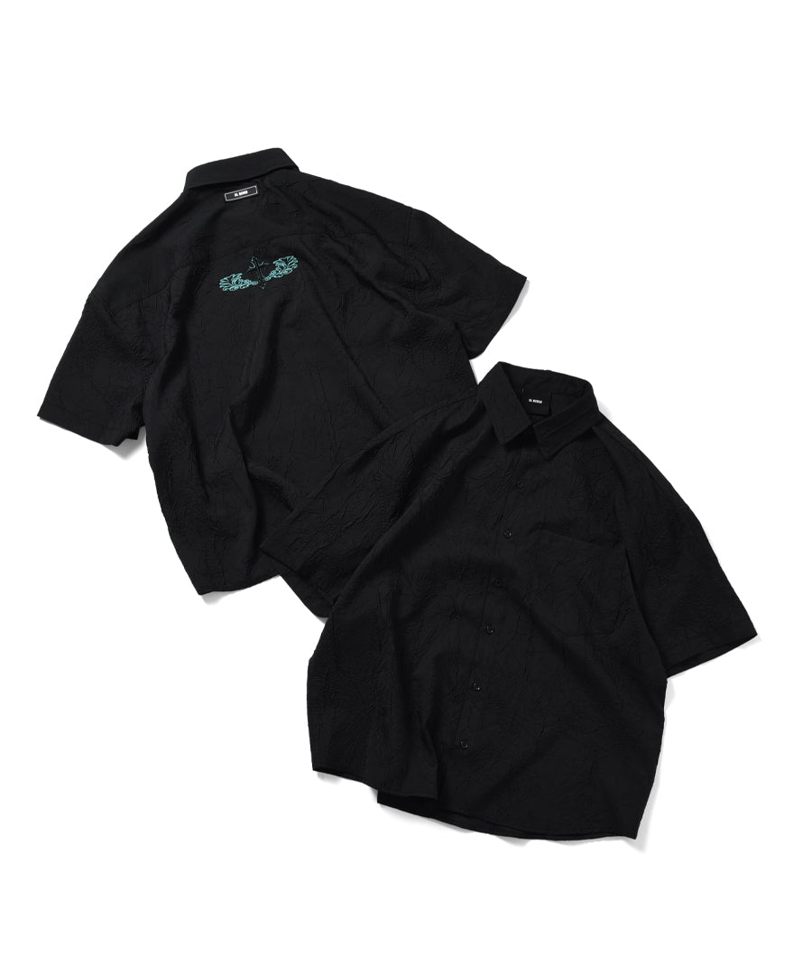 CRINKLED REVENGE CROSS SHIRTS