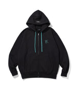 REVERSE SIDE ZIP HOODIE