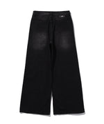 "FEAR" BLACK WASH FLARE DENIM