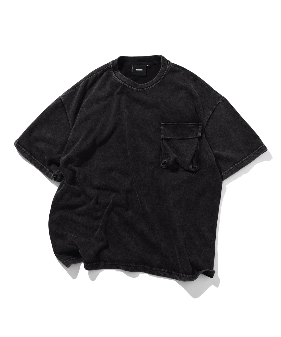 "FEAR" BLACK WASH SHORT SLEEVE