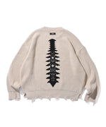 TRIBAL BONE DMAGE KNIT