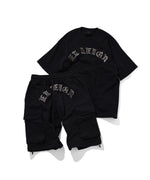 “LIMITED” THE WORLD IS YOURS SWEAT CARGO SHORTS