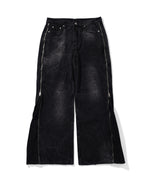 SHADE WASH FULLZIP DENIM