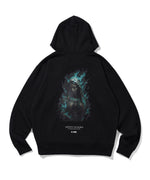 "DRAWING MARIA" ZIP HOODIE