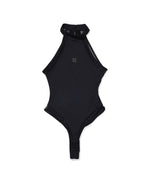 SHEER HALTER BODYSUIT
