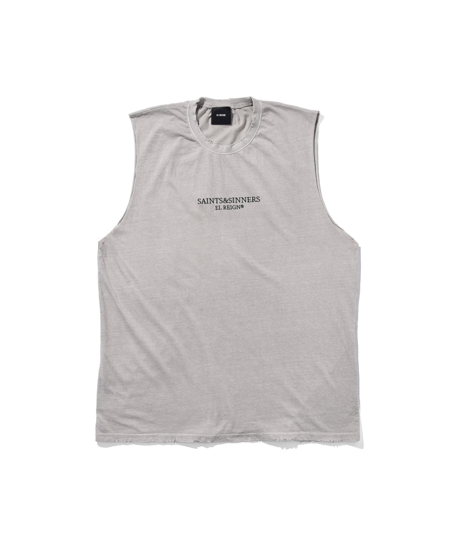 RAW EDGE SLEEVELESS