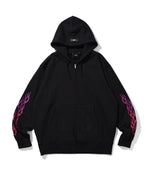"PILLAR OF FLAME" ZIP HOODIE