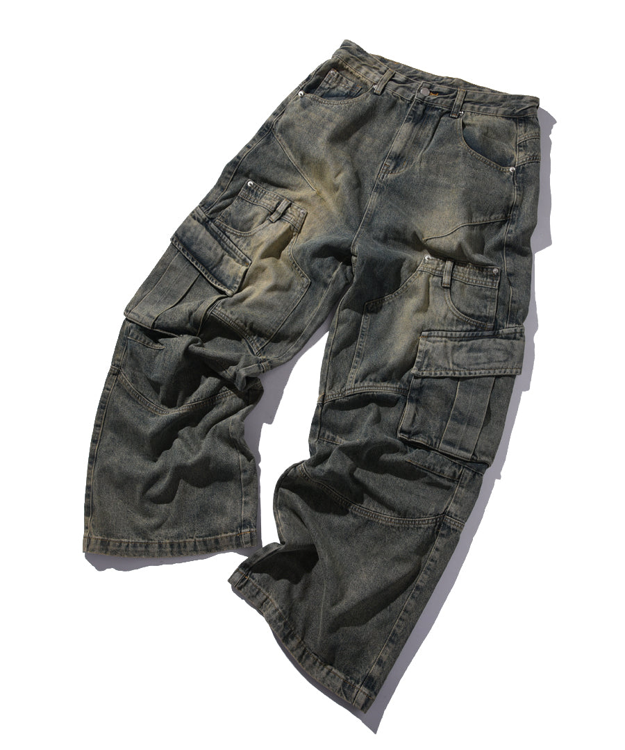 "FEAR" VINTAGE WASH DENIM