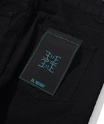 BLACK ZIPPER STUDS BOTTOM