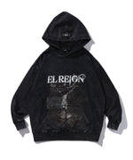 "IRON EVIL" WASH HOODIE