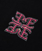 FRAGMENT RHINESTONE SHORT SLEEVE