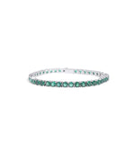 EL REIGN × $ole only / EMERALD Tennis chain BRACELET