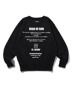 "DEAR OF GOD" CREW SWEAT