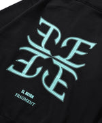 "FRAGMENT" LOGO ZIP HOODIE