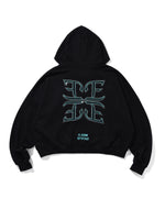 【LIMITED】FRAGMENT RHINESTONE SHORT HOODIE
