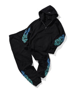 "PILLAR OF FLAME" ZIP HOODIE