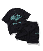 “REVENGE” CROSS SWEAT CARGO SHORTS