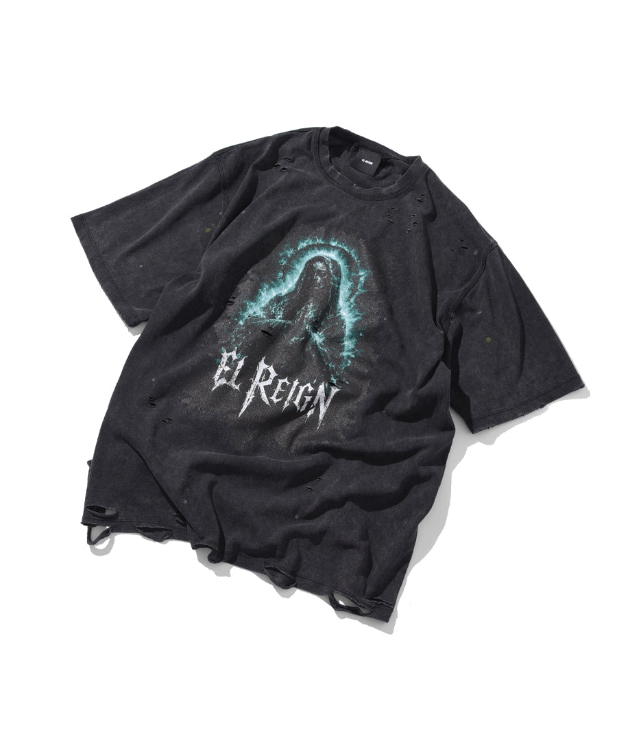 “GOAT OF MARIA” DAMAGE SHORT SLEEVE