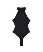 SHEER HALTER BODYSUIT
