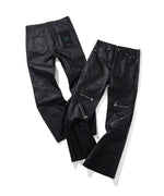 BOOTCUT ZIP COATING PANTS