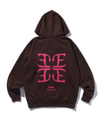 "FRAGMENT" LOGO ZIP HOODIE