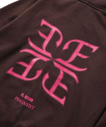 "FRAGMENT" LOGO ZIP HOODIE