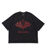 REVENGE CROSS REVERSE CUT SHORT SLEEVE