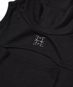 CUT-OUT HIGH NECK TOP