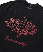 REVENGE CROSS REVERSE CUT SHORT SLEEVE