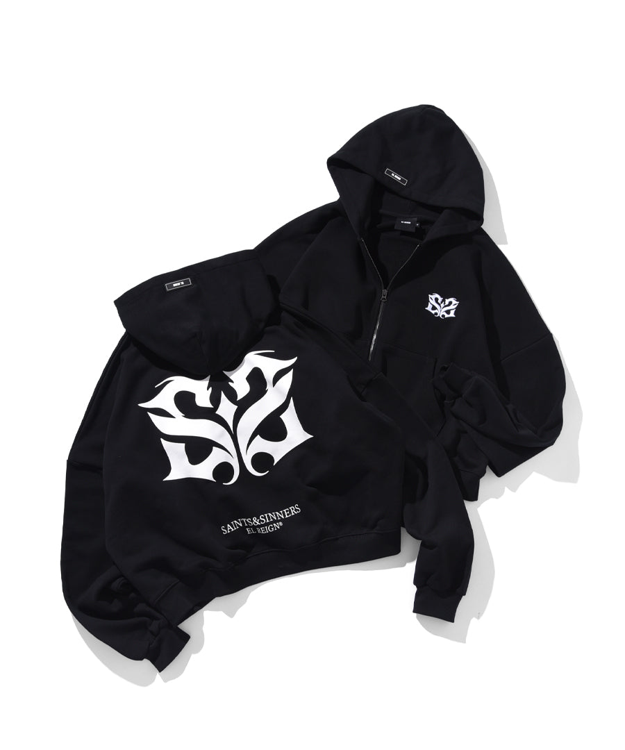 S&S SHORT ZIP HOODIE