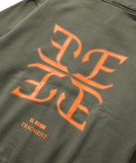 "FRAGMENT" LOGO ZIP HOODIE