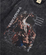 JESUS ELEVATION DARK WASH SHORT SLEEVE