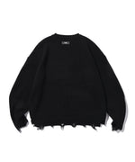 "FEAR" VINTAGE DAMAGE KNIT