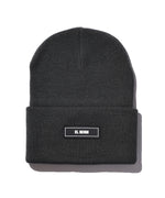 RUBBER TAG KNIT CAP