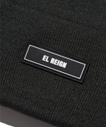 RUBBER TAG KNIT CAP