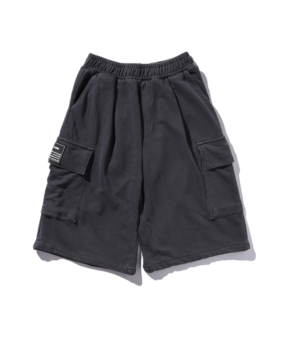 "FEAR"  CARGO SWEAT SHORTS