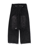 "FEAR" BLACK CROSS DENIM